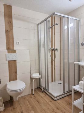 Badezimmer des Appartments